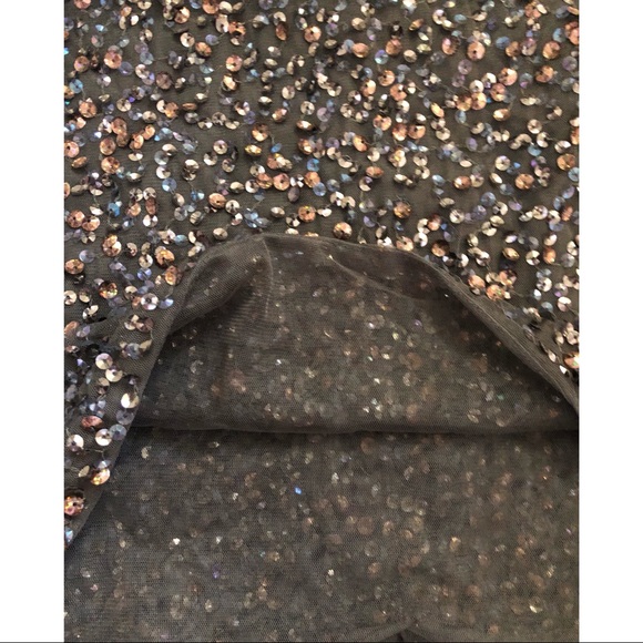 ASOS Cropped Sequin Embellished Top - Picture 8 of 10